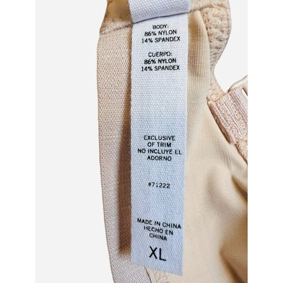 Steve Madden Women's Triangle X-Back Lounge Bra SM12151 Praline Size XL NWT - Picture 6 of 7
